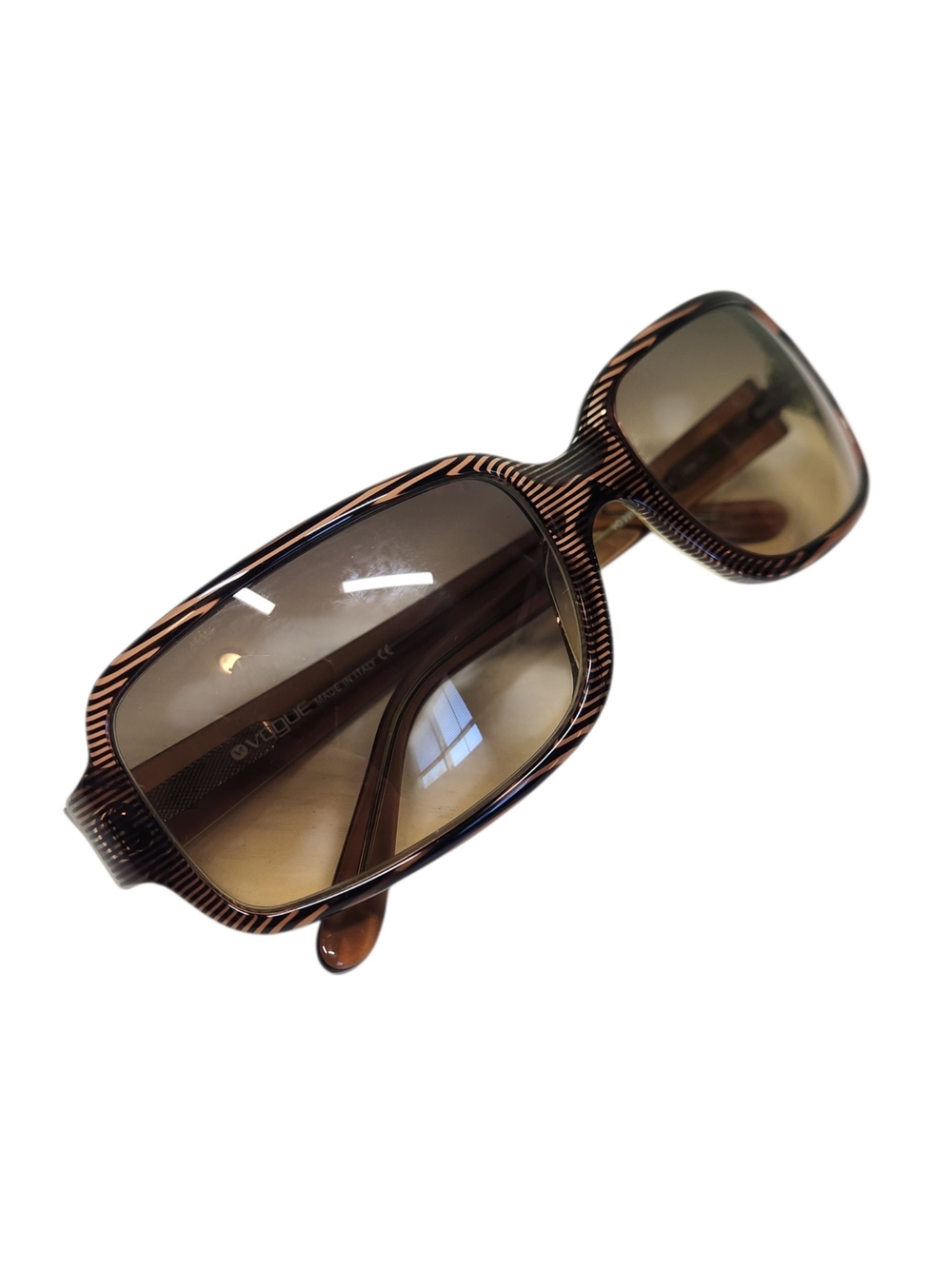 VOGUE Vintage Women's Sunglasses Tortoise Brown Made in Italy VO225-S 1096/16